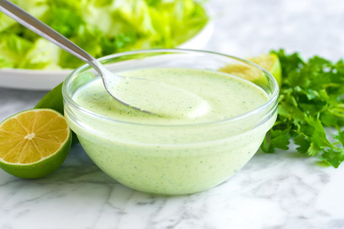 The Best Creamy Cilantro Lime Dressing: Better Than Store-Bought